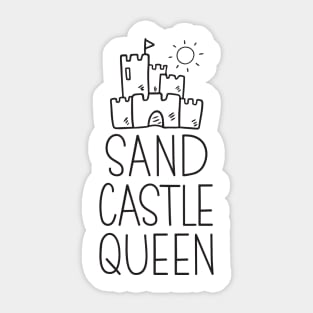 Sand castle queen Sticker